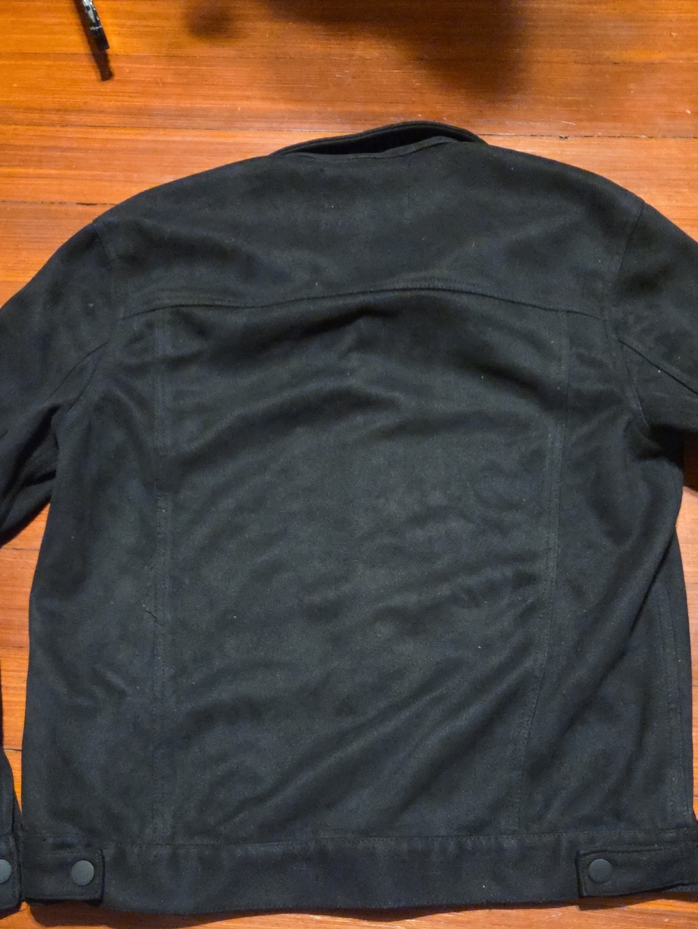 Ben Sherman Black Lightweight Button-Front Shirt Jacket - Picture 6 of 7